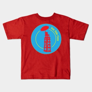 Sea Side Cove Lifeguard Logo Multicolor Kids T-Shirt